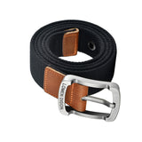 Maxbell Canvas Belt Woven Wide Casual Strap for Trousers Jeans Accessories Travel Black 100cm