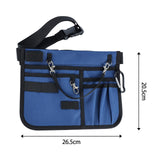 Maxbell Fanny Pack Nursing Accessories Storage Pocket Organizer for Holding Tools Blue