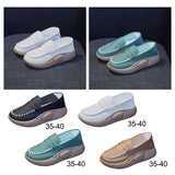 Maxbell Casual Women Shoes Comfortable Slip On Soft for Indoor Outdoor Walking Black 35