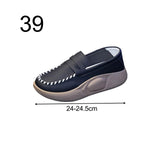 Maxbell Casual Women Shoes Comfortable Slip On Soft for Indoor Outdoor Walking Black 39