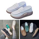 Maxbell Casual Women Shoes Comfortable Slip On Soft for Indoor Outdoor Walking Beige 35