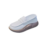Maxbell Casual Women Shoes Comfortable Slip On Soft for Indoor Outdoor Walking Beige 36
