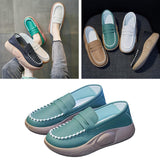 Maxbell Casual Women Shoes Comfortable Slip On Soft for Indoor Outdoor Walking Green 37