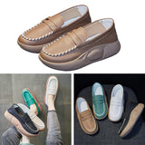 Maxbell Casual Women Shoes Comfortable Slip On Soft for Indoor Outdoor Walking Khaki 40