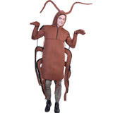 Maxbell Cockroach Costume Clothing Cosplay Outfit for Pretend Play Carnival Festival For Adults