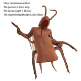 Maxbell Cockroach Costume Clothing Cosplay Outfit for Pretend Play Carnival Festival For Kids