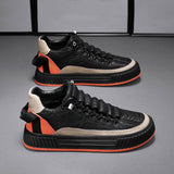 Maxbell Fashion Men's Sneakers Casual Shoes Thick Soled Athletic Workout Breathable 40 Orange