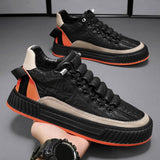 Maxbell Fashion Men's Sneakers Casual Shoes Thick Soled Athletic Workout Breathable 40 Orange