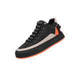 Maxbell Fashion Men's Sneakers Casual Shoes Thick Soled Athletic Workout Breathable 41 Orange