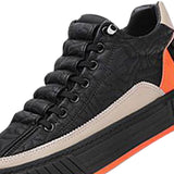 Maxbell Fashion Men's Sneakers Casual Shoes Thick Soled Athletic Workout Breathable 41 Orange