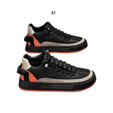 Maxbell Fashion Men's Sneakers Casual Shoes Thick Soled Athletic Workout Breathable 41 Orange