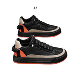 Maxbell Fashion Men's Sneakers Casual Shoes Thick Soled Athletic Workout Breathable 42 Orange