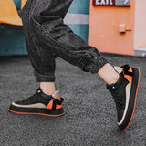 Maxbell Fashion Men's Sneakers Casual Shoes Thick Soled Athletic Workout Breathable 43 Orange
