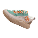 Maxbell Casual Sneakers Lightweight Non Slip Soles Women Shoes for Work Dress Skirt Green 38