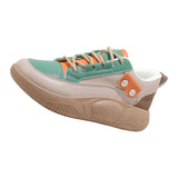 Maxbell Casual Sneakers Lightweight Non Slip Soles Women Shoes for Work Dress Skirt Green 39