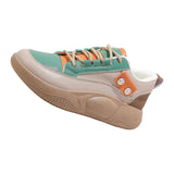 Maxbell Casual Sneakers Lightweight Non Slip Soles Women Shoes for Work Dress Skirt Green 39