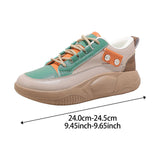 Maxbell Casual Sneakers Lightweight Non Slip Soles Women Shoes for Work Dress Skirt Green 39