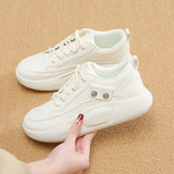 Maxbell Casual Sneakers Lightweight Non Slip Soles Women Shoes for Work Dress Skirt Green 39