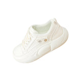 Maxbell Casual Sneakers Lightweight Non Slip Soles Women Shoes for Work Dress Skirt White 40
