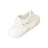 Maxbell Casual Sneakers Lightweight Non Slip Soles Women Shoes for Work Dress Skirt White 40