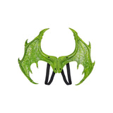 Maxbell Kids Dragon Costume Festival Pretend Playing Wing Dinosaur Tail Mask Set Green