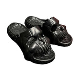 Maxbell EVA Slippers Slide Sandals Cloud Sandal Gifts Adults Stylish for Shower 42-43 Black