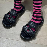 Maxbell EVA Slippers Slide Sandals Cloud Sandal Gifts Adults Stylish for Shower 42-43 Black