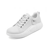 Maxbell Women Casual Sneakers Breathable Running Shoes for Outdoor Trekking Female 37 Beige