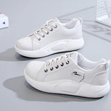 Maxbell Women Casual Sneakers Breathable Running Shoes for Outdoor Trekking Female 37 Beige
