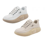 Maxbell Women Casual Sneakers Fashion Height Increase Nonslip for Hiker Hiking 35 Khaki