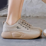 Maxbell Women Casual Sneakers Fashion Height Increase Nonslip for Hiker Hiking 35 Khaki