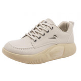 Maxbell Women Casual Sneakers Fashion Height Increase Nonslip for Hiker Hiking 38 Khaki