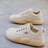 Maxbell Women Casual Sneakers Fashion Height Increase Nonslip for Hiker Hiking 38 Khaki