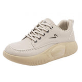 Maxbell Women Casual Sneakers Fashion Height Increase Nonslip for Hiker Hiking 40 Khaki