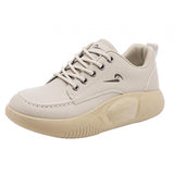 Maxbell Women Casual Sneakers Fashion Height Increase Nonslip for Hiker Hiking 40 Khaki