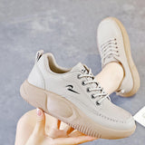 Maxbell Women Casual Sneakers Fashion Height Increase Nonslip for Hiker Hiking 40 Khaki