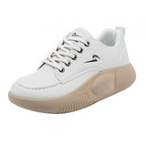 Maxbell Women Casual Sneakers Fashion Height Increase Nonslip for Hiker Hiking 36 Beige