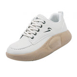Maxbell Women Casual Sneakers Fashion Height Increase Nonslip for Hiker Hiking 36 Beige