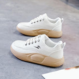 Maxbell Women Casual Sneakers Fashion Height Increase Nonslip for Hiker Hiking 36 Beige