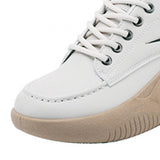 Maxbell Women Casual Sneakers Fashion Height Increase Nonslip for Hiker Hiking 36 Beige