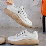 Maxbell Women Casual Sneakers Fashion Height Increase Nonslip for Hiker Hiking 38 Beige