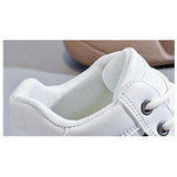 Maxbell Athletic Sneakers Nonslip Women Casual Shoes for Running Trekking Walking 37Yards White