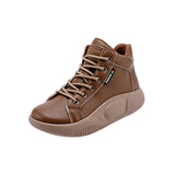 Maxbell Athletic Sneakers Nonslip Women Casual Shoes for Running Trekking Walking 36Yards Brown