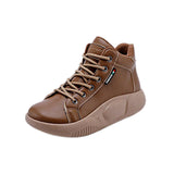Maxbell Athletic Sneakers Nonslip Women Casual Shoes for Running Trekking Walking 37Yards Brown