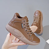 Maxbell Athletic Sneakers Nonslip Women Casual Shoes for Running Trekking Walking 39Yards Brown