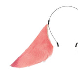Maxbell Animal Ears Headband Cosplay Party Favor Adults Cute Costume for Performance Pink