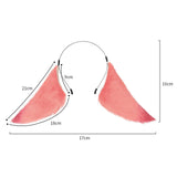 Maxbell Animal Ears Headband Cosplay Party Favor Adults Cute Costume for Performance Pink