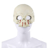 Maxbell Halloween Skull Mask Costume Prop Eyemask for Adults Pretend Play Holiday