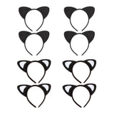 Maxbell 4x Cat Ears Headband New Year Photo Props Cute Kitty Hairband Hair Hoop Black