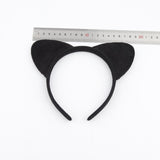 Maxbell 4x Cat Ears Headband New Year Photo Props Cute Kitty Hairband Hair Hoop Black